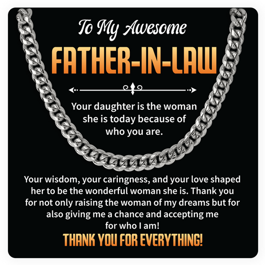 To My Awesome Father-in-Law – Thank You for Everything