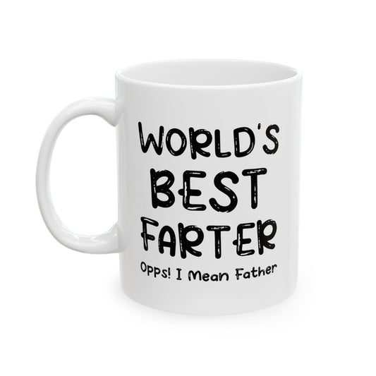 World’s Best Farter Mug – Funny Dad Coffee Mug