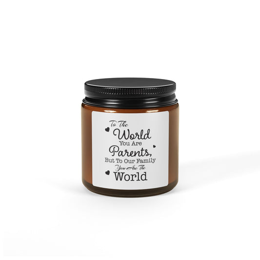 Parents Appreciation Candle – Heartfelt Gift for Mom & Dad