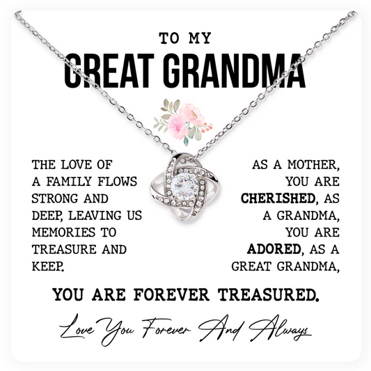 Great Grandma Necklace – Thoughtful Gift of Love & Appreciation