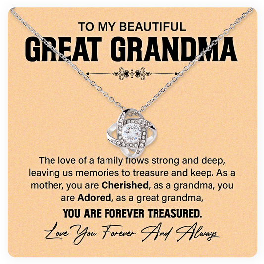 Great Grandma Necklace – Sentimental Gift for Great Grandmother