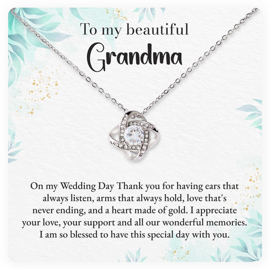 Grandma Necklace – Wedding Day Gift from Bride