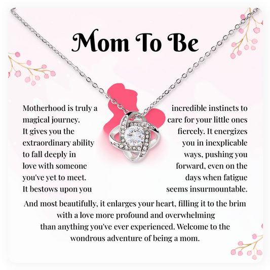 Mom to Be Pendant Necklace - A Beautiful Tribute to the Journey of Motherhood