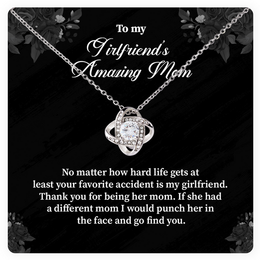 To My Girlfriend's Amazing Mom Pendant Necklace - A Fun and Heartfelt Gift