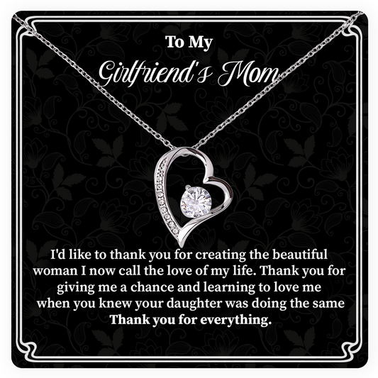 Thank You Gift for Future Mother-in-Law – Stunning Heart Pendant Necklace