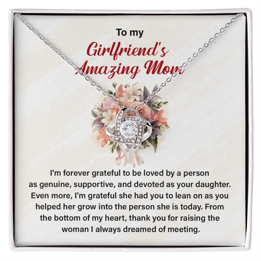 To My Girlfriend’s Amazing Mom Necklace – Heartfelt Gift from Boyfriend