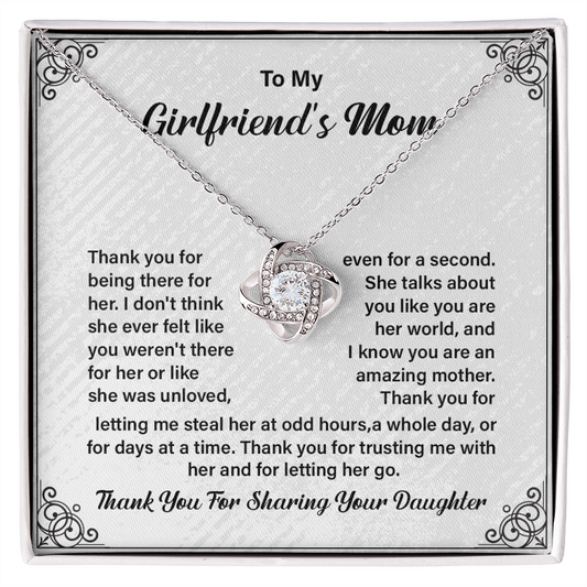 To My Girlfriend’s Mom Eternal Love Necklace – Meaningful Gift for Future Mother-in-Law