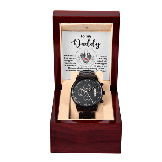 To My Daddy Luxury Watch – First-Time Dad Gift from Baby